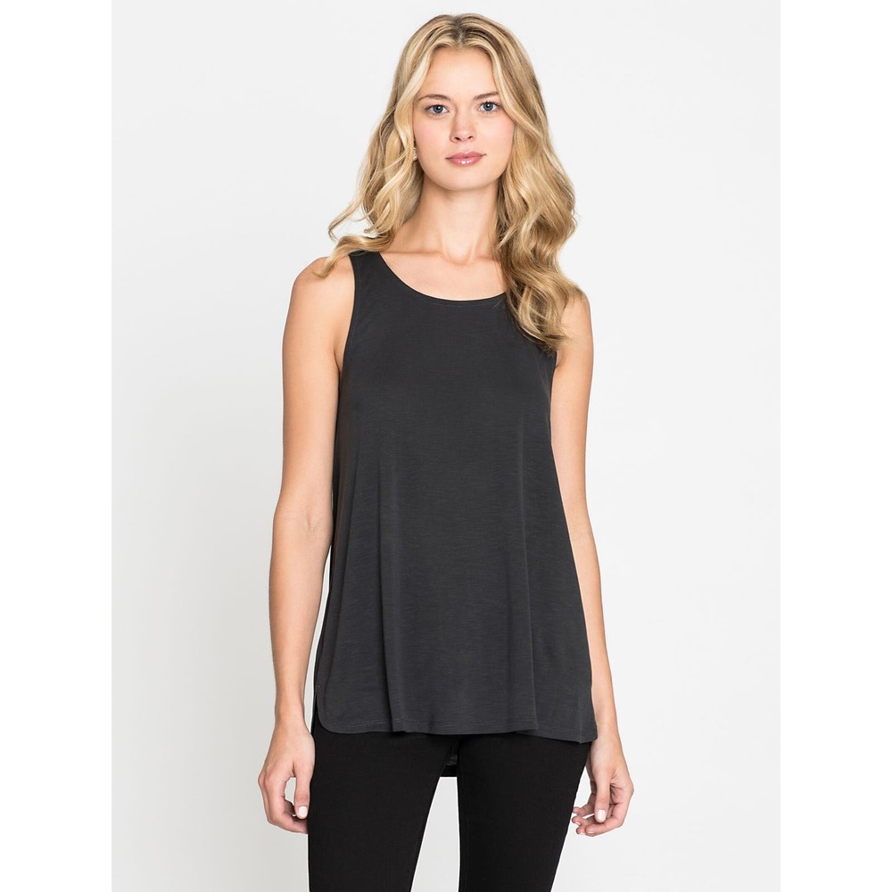 Nic+Zoe Boardwalk‎ Tank Black Size XS Sleeveless Top Capsule Piece Modal Travel